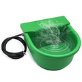 Automatic Heated Waterer Bowl for Dogs &Livestock,100W Heating Power | 4L Outdoor Pet Thermal-Bowl,Float Controlled,For Horse,Dog,Cat,Chicken,4ft Chew-Resistant Cord,Freeze proof