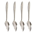Honbay 4PCS Stainless Steel Bird Feeder Spoons Parrot Feeding Scoops Hand Feeding Spoons for Parrot