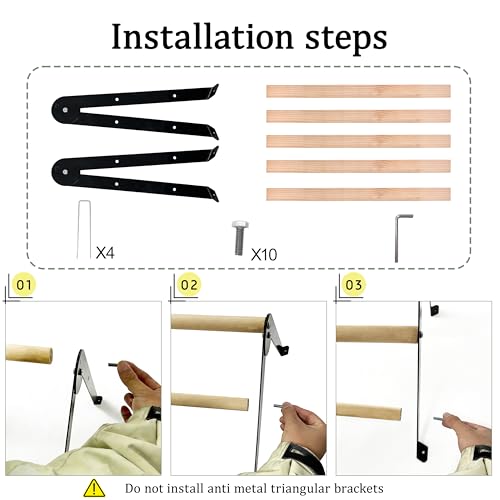 XCL Chicken Perch for Baby Chicks, Chicken Roosting Bars, Chicken Perch for Coop, Suitable for Backyard Poultry, Easy to Install Farm Chickens Roost Toys, A-Shaped Chicken Perch (S) - size: S