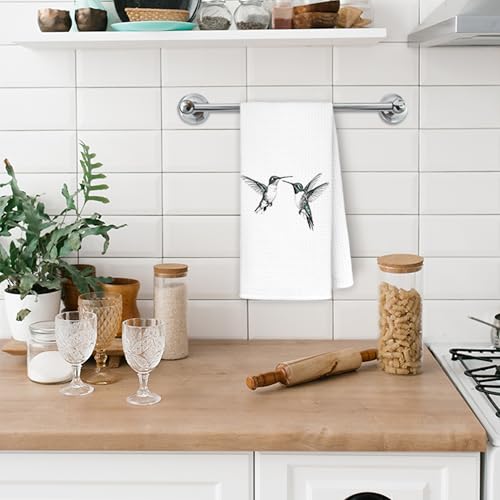 Gorgeous Hummingbirds Kitchen Towels, Hummingbird Gifts for Women Hand Towels for Bathroom Kitchen, Gifts for Bird Lovers Decorative Dish Towels Drying Cloth, 16x24 Inch - color: Bird Towels-a