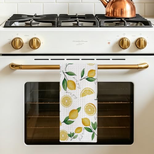 Jztco Funny Trump Kitchen Towel, Lemon Gifts Reusable Hand Towels-02 | Absorbent Microfiber Dish Cloth Tea Towels for Kitchen Home Decor, Anti Trump Gifts for Women 14x24 Inch - color: Multi 1612