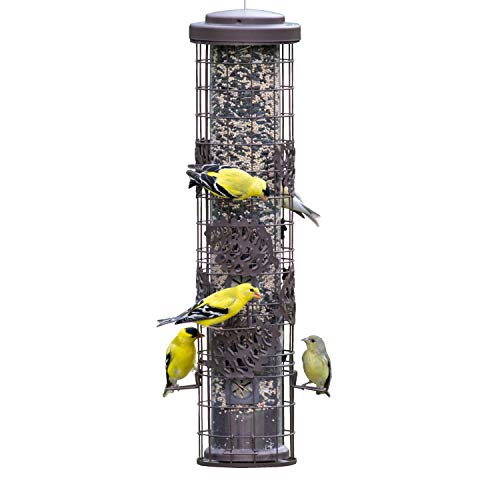 Perky-Pet Squirrel-Be-Gone Max Pinecone Bird Feeder with Flexports – 1.75 lb Capacity