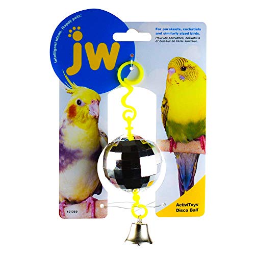 JW Pet Company Activitoy Disco Ball Small Bird Toy, Colors Vary - size: One Size