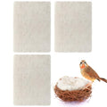 Nuanchu 3 Pcs Bird Nest Material Bird Nest Refill Material Hummingbird Nest House Gift Design Bird Nest Material for Bird Lovers, Winter Bird Bedding Gifts in Outdoor Indoor Patio (Nest Not Included)
