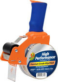 Duck High Performance Clear Packing Tape with BladeSafe Dispenser –Tape Gun with HP260 Strong Packaging Tape for Shipping,Moving, Mailing & Boxes-3" Core, 1.88" x 60 Yards, Clear (1078566)(Pack of 6) - size: 6-Pack, style: Refill + Dispenser