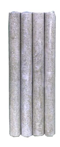 Penn-Plax Bird-Life Sand Perch Covers Large, 4 Pack - Seashell Texture with Calcium Feel Helps Maintain Nails & Beak -Easy Mounting Bird Perch Covers for Cockatiels & Medium Parrots - Natural, 9.5 in