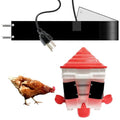 Chicken Water Heater Thermo Bucket Belt Heated Strap for 5 Gallon Barrel, 40W Silicone Rubber Heating Band for Chicken Waterers with 6.5 ft Power Cord
