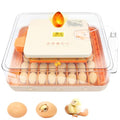 56 Egg Incubator, Incubator for Hatching Eggs with External Auto Water Refill, Auto Turner, LED Candler, Temperature Control, Incubator for Hatch Chick Duck Quail Poultry Home School Lab | with External Auto Water Refill, Auto Turner, LED Candler, Tempera