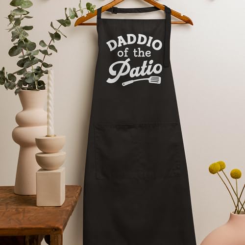 SANDJEST Funny Mens Aprons with Pockets for BBQ Grilling Cooking Grandpa Husband Apron for Birthday Christmas Father's Day - color: Grilling/Bbq