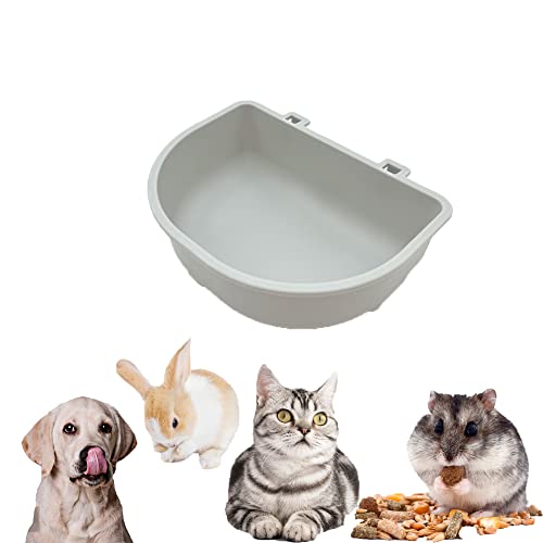2 Pack Pet Carrier Feeder Clip-on Wire Cage Bowl Bird Feeding Dish Hanging Cups for Cat Carrier with Wire Door Rabbit Habitat Bunny Hutch Hamster Puppy Dog Crate Guinea Pig Ferret Chinchilla