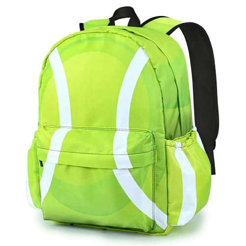 Tennis Kids Backpack School Backpack Teens Bookbag for Girls Boys Hiking Camping Travel Sports - color: Tennis