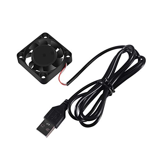 4 Pack USB Brushless Cooling Fan 40mm High Performance DC 5V Speed 4200 RPM for Small Appliances Series Replacement For Desktop - color: 5V USB(4010)
