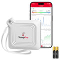 TempPro TempAir Bluetooth Thermometer Hygrometer, 260 ft Temperature Sensor | Greenhouse Thermometer with Remote App Control, Temperature and Humidity Monitor with 2-Year Data Logging Export