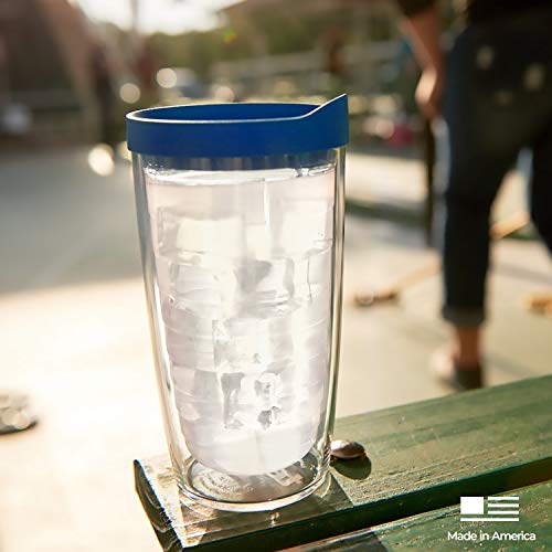 Tervis Watercolor Songbirds Made in USA Double Walled Insulated Tumbler Cup Keeps Drinks Cold & Hot, 16oz, Clear | Made in USA, Double-wall Insulated, Shatterproof, BPA-Free, Dishwasher Safe, Fits Most Cupholders, Gifts under $20 - style: 16oz