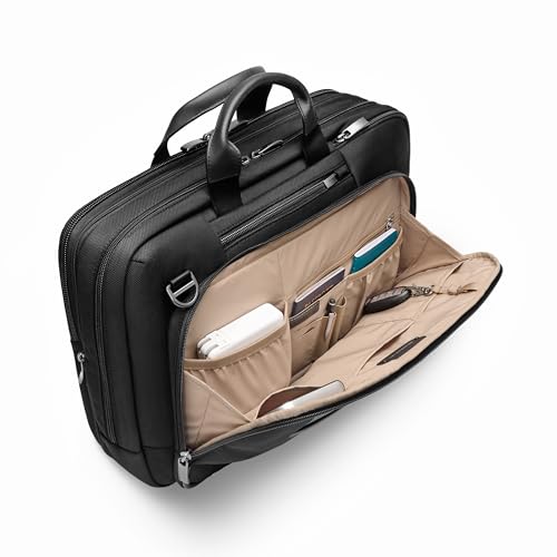 Briggs & Riley @work Large Expandable Briefcase Bag, Black - color: Black, size: Large Expandable Brief