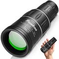 Monocular Telescope High Power 16X52, 2026 Power Prism Compact Monoculars for Adults Kids, Birthday Gifts for Men, Waterproof Fogproof Shockproof with Hand Strap, Bird Watching Hunting Camping Hiking - color: Black
