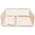 HARPPA Grovi Playpen, GREENGUARD Gold Certified – 60 x 71.5 inch | New Zealand Pine Wood - size: 60 x 71.5 x 24 Inch