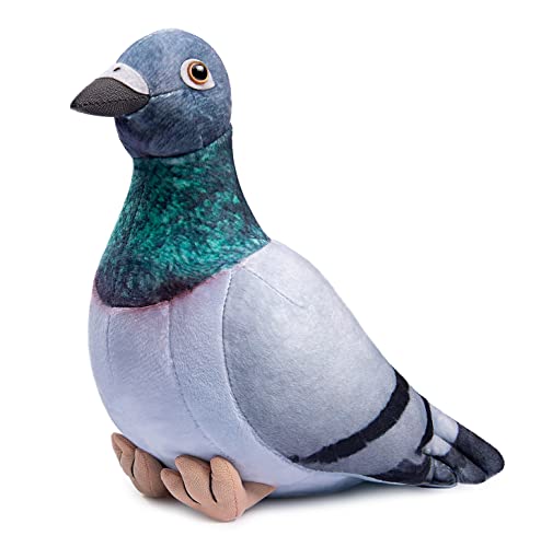 Grey Pigeon Plush Toy - Simulation Rock Columba Rupestris Stuffed Animal, Cute Rock Pigeon Plush Toy as Gift for Your Friends - style: Grey Piegon