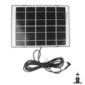 7W 6V Solar Panel for Chicken Coop Door | 360° Adjustable Mount, USB-C Port, IP65 Waterproof & Cold-Proof Monocrystalline, 9.8ft Cord for Chicken Door