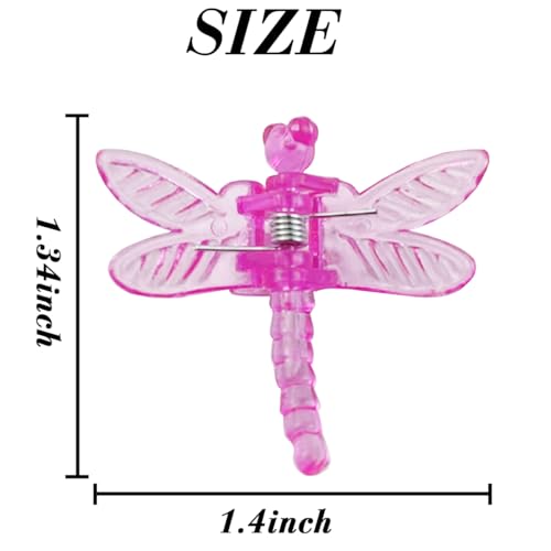 GXXMEI 70PCS Orchid Support Clips - Dragonfly Plant Clips for Orchids, Vines & Flowers
