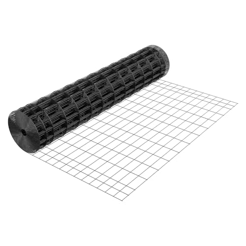 VEVOR Hardware Cloth, 48 in x 50 ft, 2 x 4 in Mesh 14 Gauge Galvanized Steel Wire Fencing for Cattle, Hog & Sheep, Heavy Duty Vinyl Coated Fence for Animal Enclosures, Cage Wire, Garden Fences - size: 48in*50ft 2in*4in