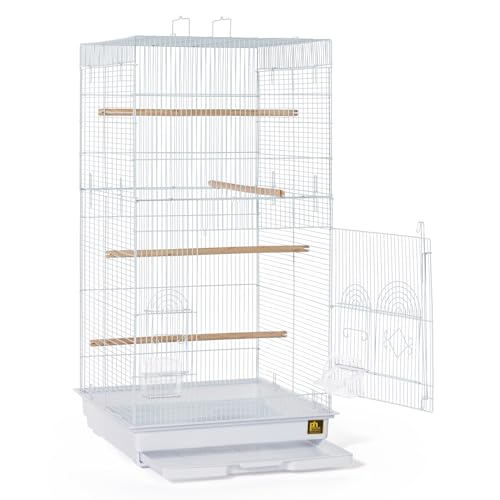 Prevue Pet Products SPECONO1818H-W Tall Tiel Cage, White - color: White