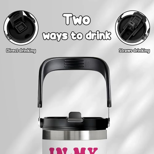 Dance Gift for Girls - 30oz Dance Tumbler with Handle, Stainless Steel Insulated Cup for Dancers, Teachers & Teams, Leakproof Water Bottle for Ballet & Hip Hop, Thoughtful Birthday & Christmas Gift - color: Dance1