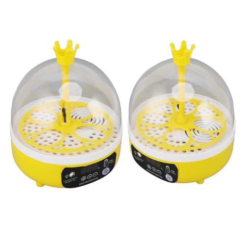 Haofy Mini Egg Incubator Automatic Temperature Humidity Control Chickens Ducks Pigeons Candler (Auto Turning)