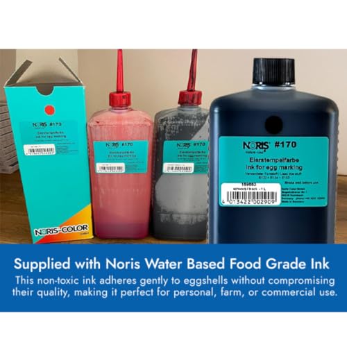 Handy Stamps Micro 1 Ink Pad - with Black Egg Safe Ink - Ideal for Marking Eggs