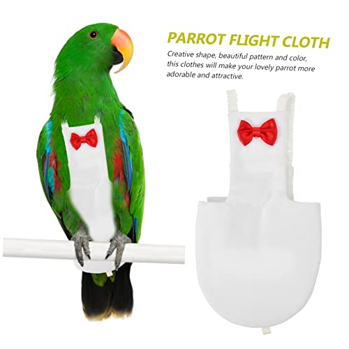 Yardwe Bird Diaper for Parrots and Birds and Breathable Reusable Diaper Suit for Outdoor Activities Cute Bow Design - size: 12x6cm