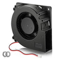 120mm x 32mm 24V DC Brushless Radial Centrifugal Blower Fan 2Pin | Dual Ball Bearing, High Speed for DIY Electronic Ventilation Exhaust, Inflatable Fan Replacement Project - style: 24V 2PIN