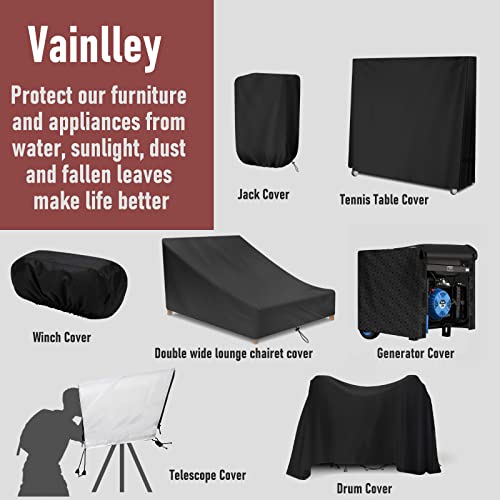 Chiminea Cover Outdoor Waterproof Chiminea Fire Pit Cover Heavy Duty Durable Chimineas Protection Cover with Drawstring (Black, 24D x 48H in) - color: Black, size: 24D x 48H in