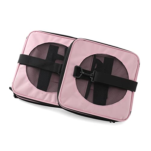 Soft-Sided Pet Carrier for Cats Small Dogs of 15 Lbs Medium Pink - color: New-Pink, size: Medium