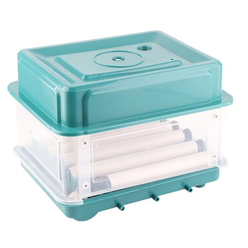 Zerodis Automatic Egg Turner, LED Egg Incubators Automatic Egg Incubators Display Dual Power Supply Egg Incubator Hatches Chicken Duck Quail Eggs (US Plug 110V 12 Eggs) - size: US Plug 110V 12 Eggs