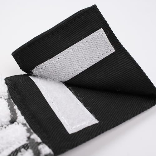 Ritz Premium 100% Cotton Solid and Multi Check Kitchen Tie Towel, Absorbent, Super Soft, and Fast Drying Hang Towel, Set of Two, Black - color: Black, size: Solid & Multi Check - 2 Piece