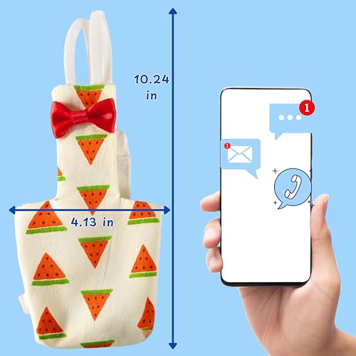 Birds Pigeon Diaper Pants Harness and Leash, Bird Diapers for Pigeons and Leash Harness, Diapers for Birds Cockatiel Parrot, Parakeet Diaper, Pigeon Pants, Parrot Clothes for Bird (XL-Watermelon) - size: XL-Watermelon