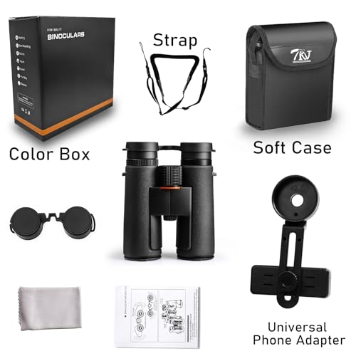 TRV 12x42 Binoculars for Adults, Wildlife, Hiking, Travel, Bird | Perfect for Yellowstone National Park, Wildlife Observation, Hiking & Mountain Viewing with Sharp Outdoor Optics - size: 12x42