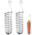 2 Pack Millet Spray Holder for Parrots, Parakeet Treat Sticks Feeder, Natural Millet Treats and Crunch Bars for Birds, Includes Cuttlebone and Calcium Block for Active Beak Chewing and Play