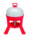 Little Giant® Plastic Dome Waterer | Heavy Duty Plastic Gravity Fed Poultry Waterer Container Tank | Chickens, Ducks & Other Birds for Hobbyists, Farmers and Ranchers | 5 Gallon - size: 5 Gallon