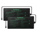 VIVOSUN 2 Pack Durable Waterproof Seedling Heat Mat 10" x 20.75" | UL & MET-Certified Warm Hydroponic Heating Pad for Germination, Indoor Gardening, Greenhouse - size: 10" x 20.75" - 2pack
