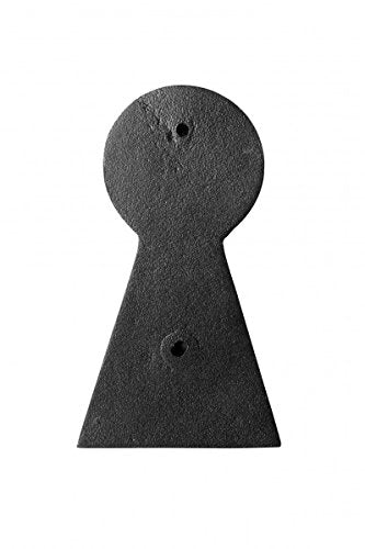 Renovators Supply Manufacturing Door Knockers for Front Door 6 in. Black Cast Iron Key Shaped Door Knocker with Mounting Hardware - color: Black Key