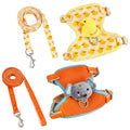 2 Pcs Chicken Harness and Leash Set, Adjustable Chicken Leash for Small Pets, Comfortable Fabric Design for Backyard Walking and Training, Secure Handling During Outdoor Activities