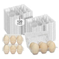 Pintuson Large 120 Pack Jumbo Egg Carton - 6 Count Duck Cartons Bulk - Exact Large Half Dozen - color: Large-120PK-6CT