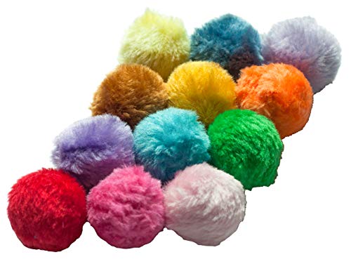 Fashion's Talk Cat Toys Furry Rattle Ball for Kitty 6 Pack - size: 6-Pack