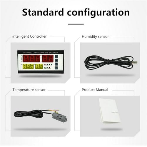 XM-18 Digital Egg Incubator Controller Multifunctional Thermostat Hygrostat Control with Temperature Humidity Sensor Probe