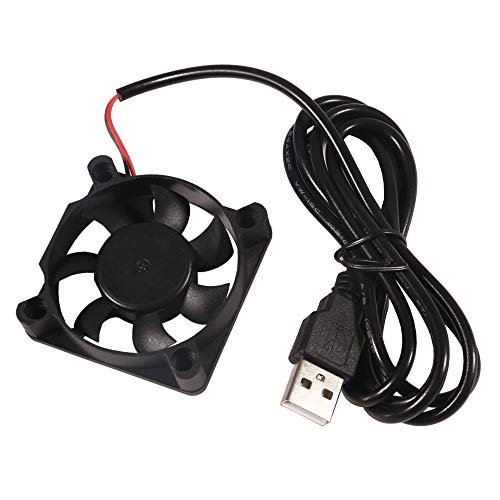 UMLIFE 50mm Fan 5V USB Brushless DC Cooling Fan, 4 Pack Speed 4200 RPM Fan for Small Appliances Series Replacement (4 PCS 5010 5V USB) - color: 5V USB(5010)
