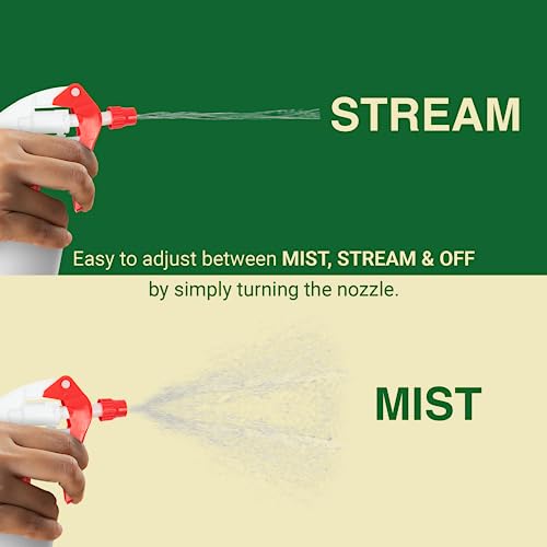 Heluva Green Spray Bottle Nozzle Replacement Tops, Red 6 Pack | Heavy-duty trigger sprayer tops for commercial and home cleaning. Fits 8/16/24/32 oz plastic & glass bottles. - color: Red, size: 6 Pack