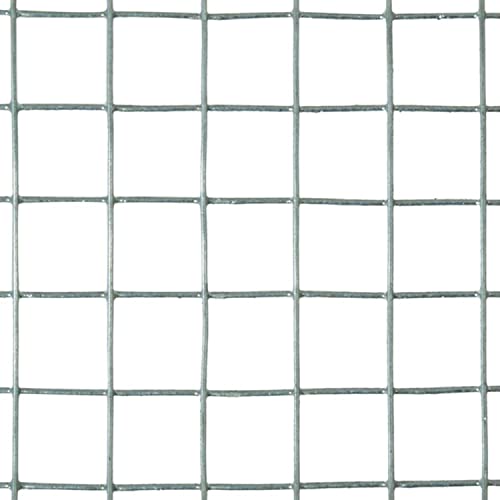 YARDGARD 1/2 Inch Mesh Welded Wire Fence, Hardware Cloth, 19 Gauge Galvanized Steel for Garden Protection, Cage Fencing, Chicken and Rabbit Barriers, and Crafts, 24 Inches x 50 Feet - size: 24 Inches x 50 Feet