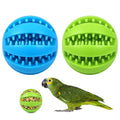 2Pcs Parrot Feeder Chew Toy Balls Interactive Bird Foraging Toys | Plastic Colorful Birds Ball, Soft Chewable Bird Chew Ball, Parakeet Parrots Hamsters, Cockatiel Lovebirds Guinea, Pigs Macaws