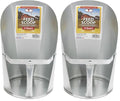 Little Giant 4-Quart Galvanized Feed Scoop (Pack of 2) - size: 4 quart (Pack of 2)
